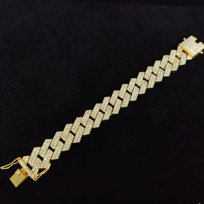 Silver Diamond Titan Bracelet