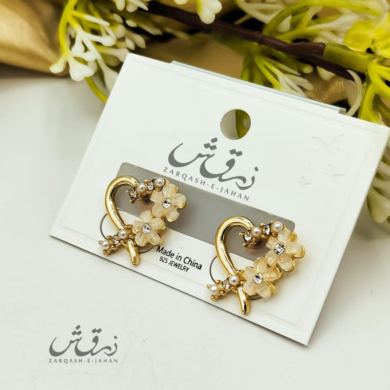 Blossom Heart Earrings